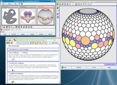 Stephenson: CirclePack screenshot